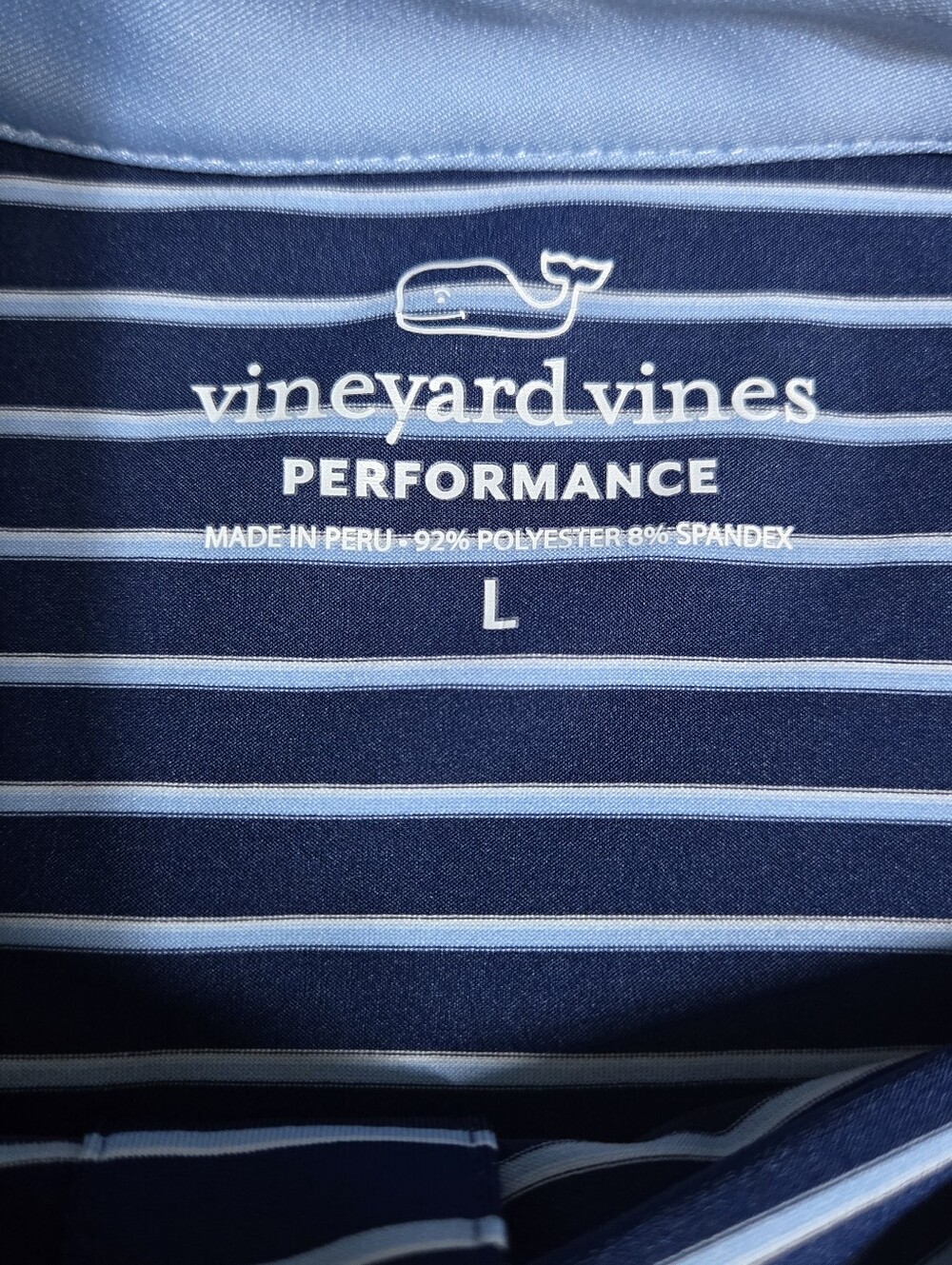Vineyard Vines Bundle Of 2 Size L Men's Striped Performance Polos - Picture 4 of 12